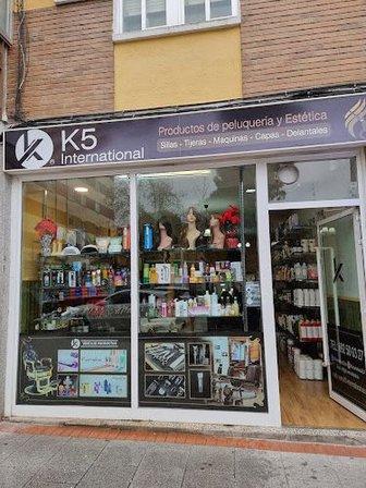 K5 International productos y muebles de Peluquería Barberia y Estética