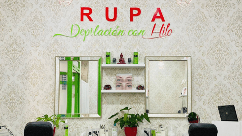 Rupa depilación con hilo