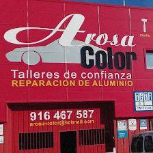 taller chapa pintura Arosa Color autoaluminio