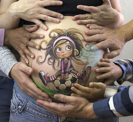Belly painting & Body paint Madrid