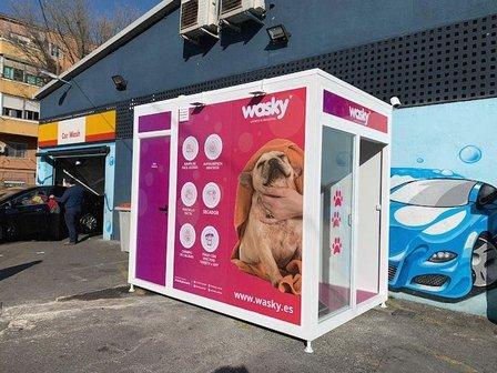 Wasky | Autolavado de mascotas Plaza Elíptica