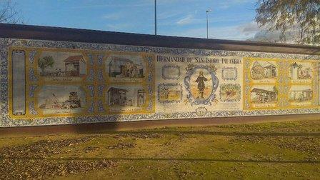 Mural cerámico Hermandad de San Isidro Talavera