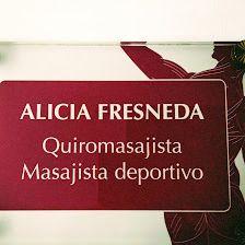 Alicia Fresneda - Masajista