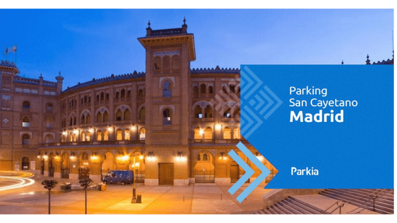 Parking PARKIA by Indigo - La Guindalera. Plaza San Cayetano. Plaza Toros Ventas. Madrid