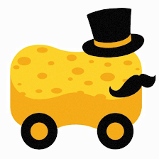 Mr. Esponja: lavado de coches a mano