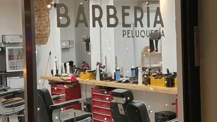 Barbería / peluquería de caballeros "Señor gato"