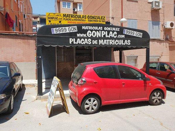 Matrículas Gonplac