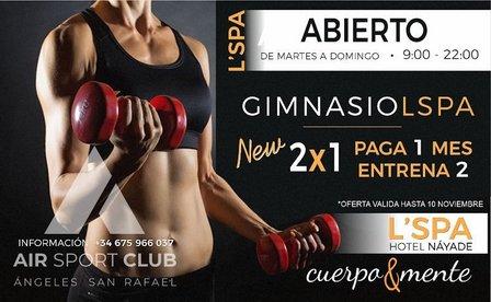SPA HOTEL NÁYADE | ÁNGELES DE SAN RAFAEL | AIR SPORT CLUB