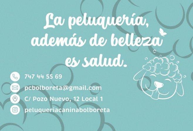 Peluquería canina Bolboreta