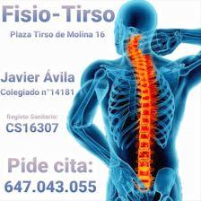 FISIO TIRSO MADRID. Centro de Fisioterapia, Ecografía, Osteopatía, Punción seca y Masaje.