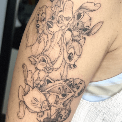 Tatuajes línea fina Madrid | Calamaria