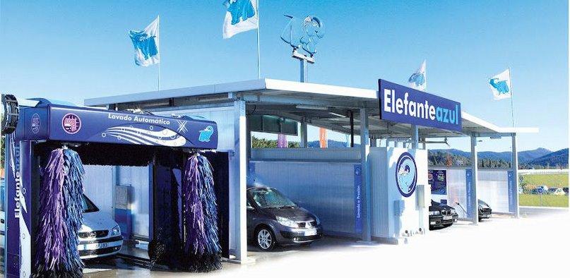 Elefante Azul Pinto