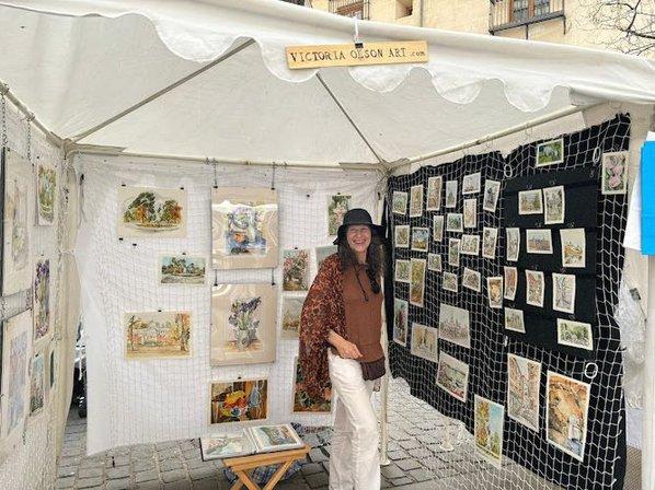 Victoria Olson Art Stand Madrid