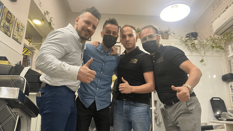 Toni male hairdresser