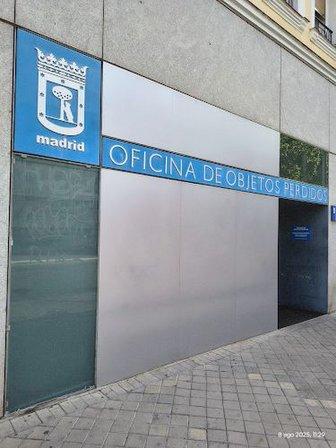 Oficina Objetos Perdidos Ayuntamiento de Madrid