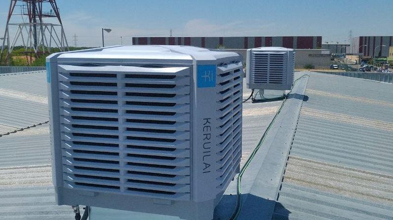 Instalación de sistemas Evaporativos y Climatización Industriales en Madrid