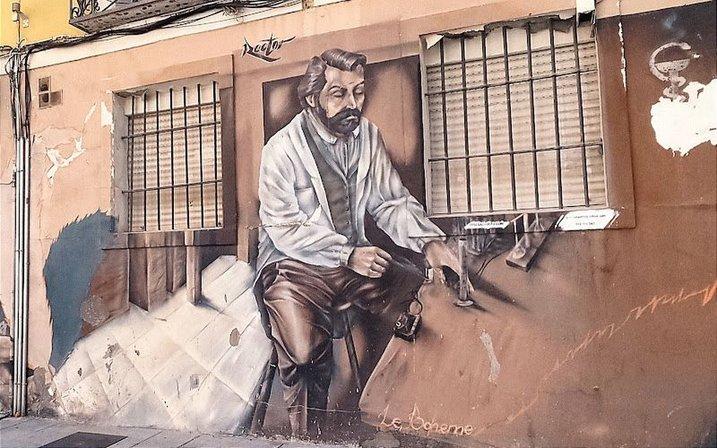 Mural artístico de Antonio Vicenti