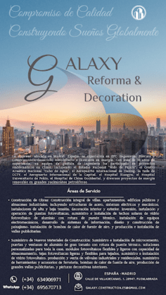 GALAXY Reforma & Decoration