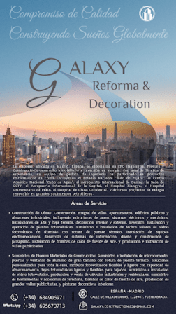 GALAXY Reforma & Decoration