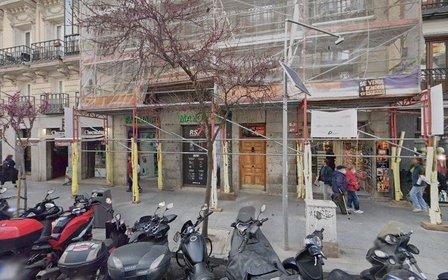 Zona de aparcamiento reservada para motos