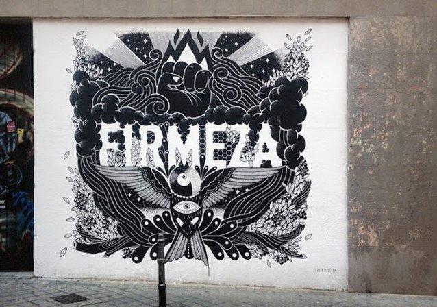 Mural "Firmeza" de Boa Mistura