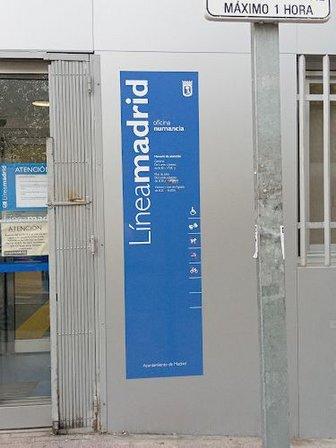 Oficina de Atención a la Ciudadanía. Línea Madrid. Numancia