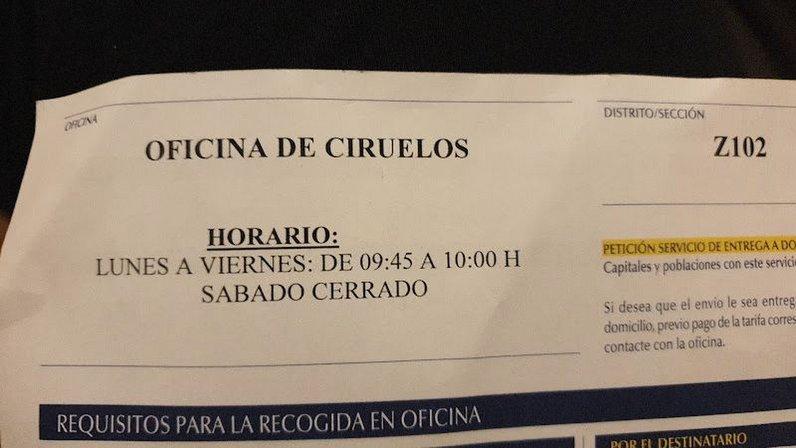 Oficina Rural de Correos