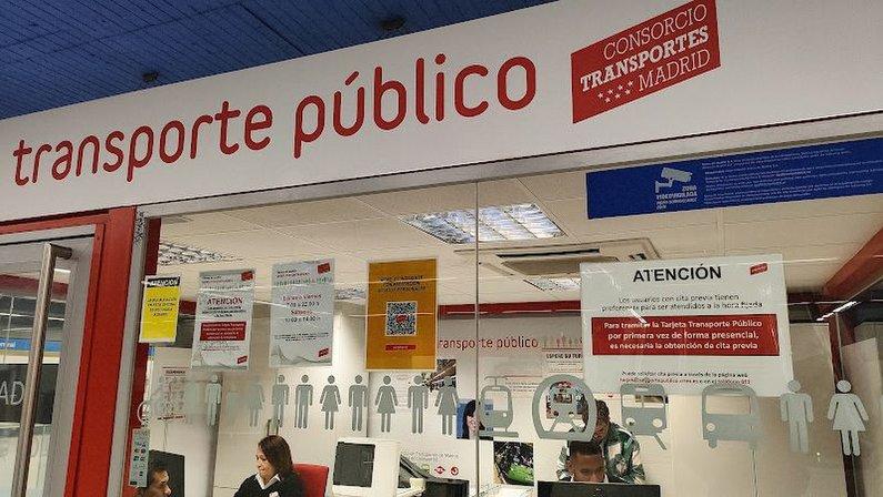 Oficina Tarjeta Transporte Público Leganés