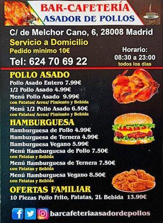 BAR-CAFETERIA ASADOR DE POLLOS