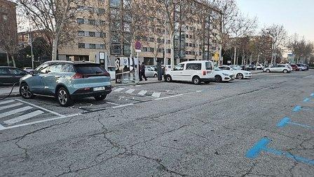 Área de estacionamiento de Ventas