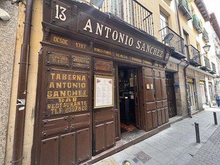 Taberna Antonio Sánchez - 1787 - La Taberna más antigua de Madrid