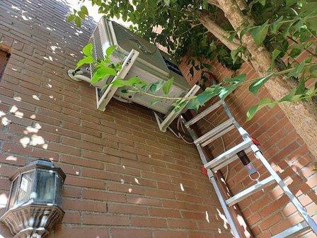 Instalación aire acondicionado LG Las tablas