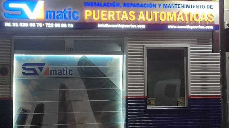 sv matic s.l - instalación, reparación y mantenimiento de puertas automáticas
