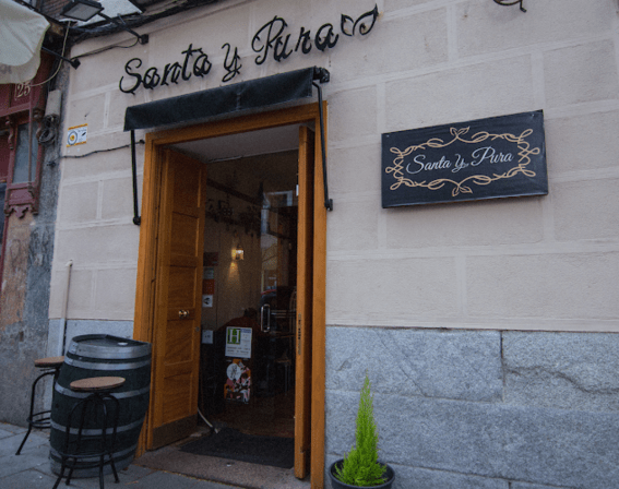 Santa y pura Vegan Bar