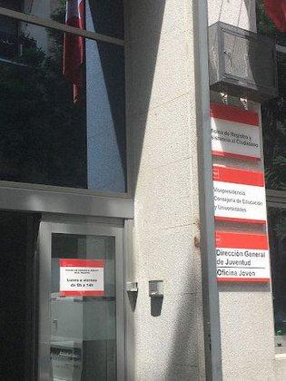 Registro de la Consejería de Educación, Juventud y Deporte