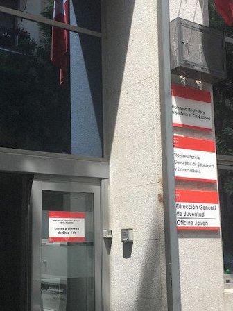 Registro de la Consejería de Educación, Juventud y Deporte