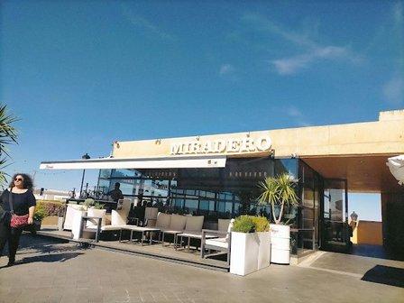 Terraza Miradero above carpark