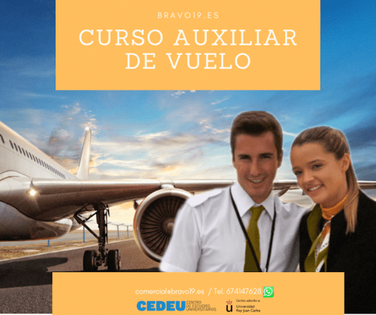 BRAVO19 Centro de formación aeronáutica | Curso TCP | Curso Azafatas de Vuelo | Curso Auxiliar de Vuelo
