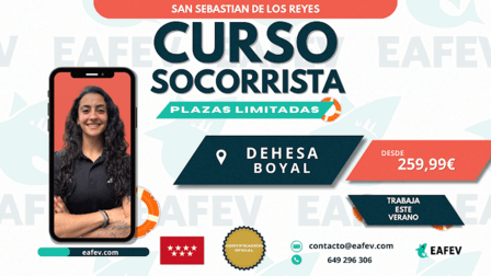 Cursos Socorrista en San Sebastián de los Reyes - EAFEV