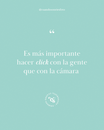 CUANDO SONRÍES FOTOGRAFÍA