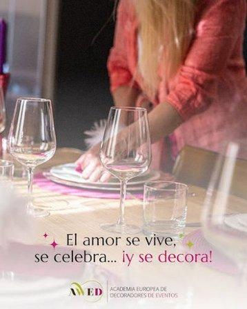 CURSOS DE DECORACION DE EVENTOS Y ORGANIZACION EN MADRID