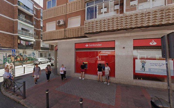 Cajero automático Banco Santander