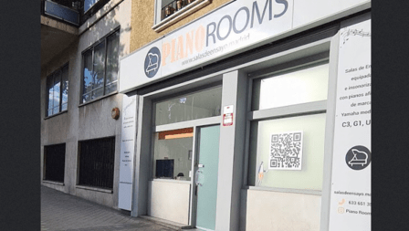 Piano Rooms - Salas de Ensayo Madrid - Academia Musical