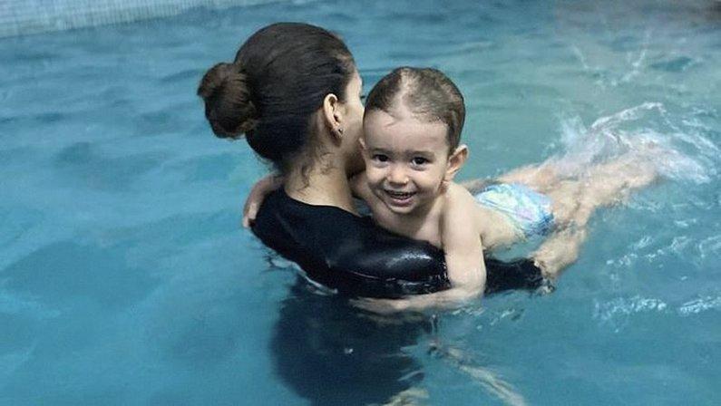 Clases de natación.