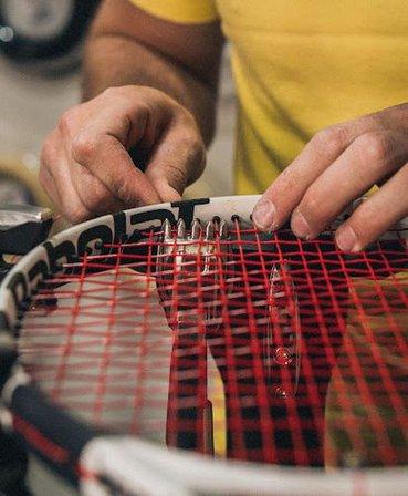 Encordados y más (SOLO A DOMICILIO) Raquetas de tenis, frontenis, squash y bádminton. Recogida y entrega en Madrid