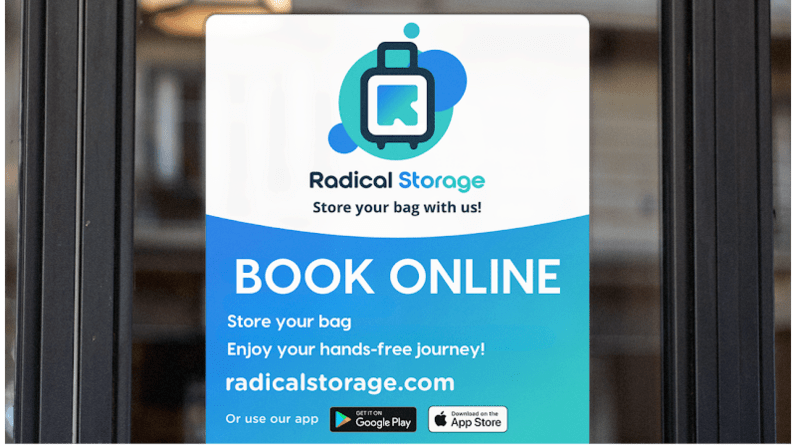Luggage Storage Urgel Metro Station - Radical Storage