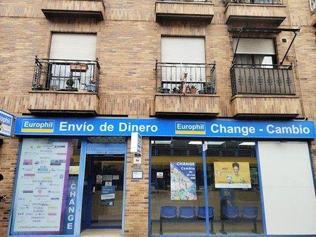 EUROPHIL Zona Parla - Envío de Dinero - Oficina de Cambio de Divisas - Change Dollar
