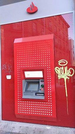 Cajero automático Banco Santander