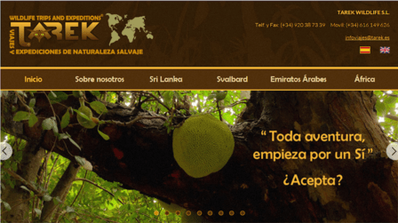 TAREK WILDLIFE, SL. Viajes y Expediciones a la Naturaleza