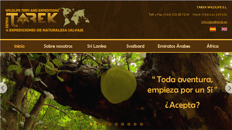 TAREK WILDLIFE, SL. Viajes y Expediciones a la Naturaleza